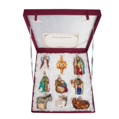 Old World Christmas Nativity Collection Ornament Set