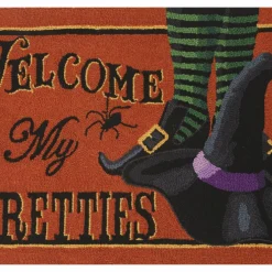 TheHolidayBarn.com Welcome My Pretties Witch Rug New!