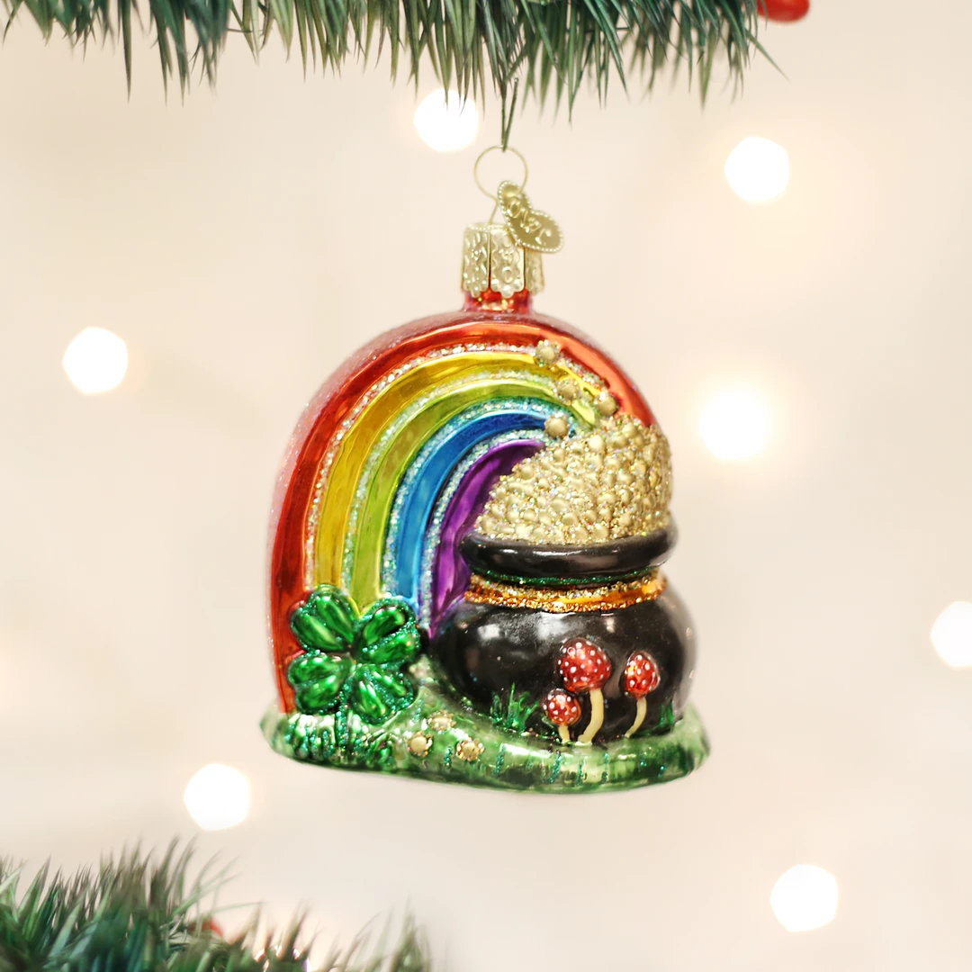 Old World Christmas Pot Of Gold Ornament 3 Old World Christmas Pot Of Gold Ornament