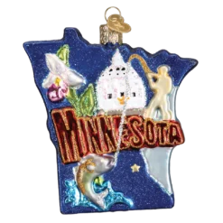 Old World Christmas State Of Minnesota Ornament
