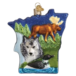 Old World Christmas State Of Minnesota Ornament 5 Old World Christmas State Of Minnesota Ornament