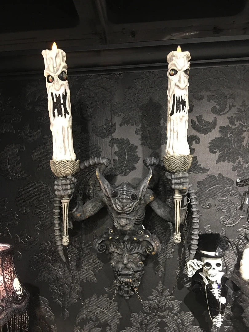 Katherine's Collection Gargoyle Candelabra Sconce 4 Katherine's Collection Gargoyle Candelabra Sconce