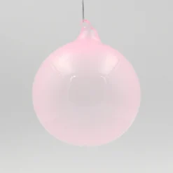 Winward Jim Marvin Pink Candy Bubblegum Glass Ornaments, 120mm