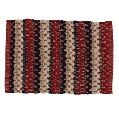 Park Designs Americana Rag Weave Placements, Set Of 2 New!