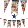 Bethany Lowe Americana Star Garland New!