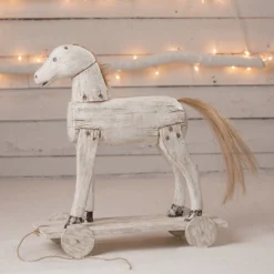 Bethany Lowe Holiday Spirit Horse, Antique Reproduction New!