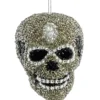 Katherine's Collection Beaded Skull Ornament New!