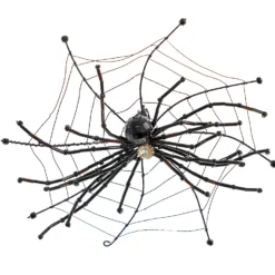 Katherine's Collection Beaded Spiderweb With Spider Clip