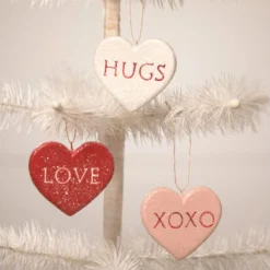 Bethany Lowe Candy Heart Ornaments New!