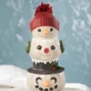 Bethany Lowe Snowman Topiary, Paper Mache New!