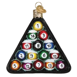 Old World Christmas Billiard Balls Ornament