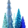 Cody Foster Blue Candy Glass Trees, Large