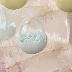 Bethany Lowe Blue Cracked Egg Ornament