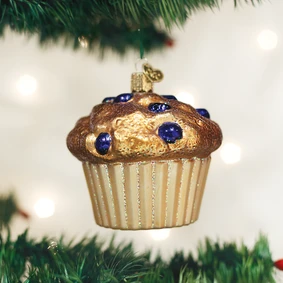 Old World Christmas Blueberry Muffin Ornament 3 Old World Christmas Blueberry Muffin Ornament