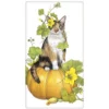 Mary Lake-Thompson New! Calico Cat Pumpkin Stack Towel 2 Mary Lake-Thompson New! Calico Cat Pumpkin Stack Towel