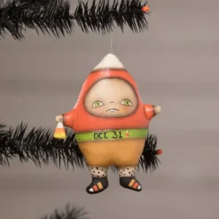 Bethany Lowe Candy Corn Carl Ornament