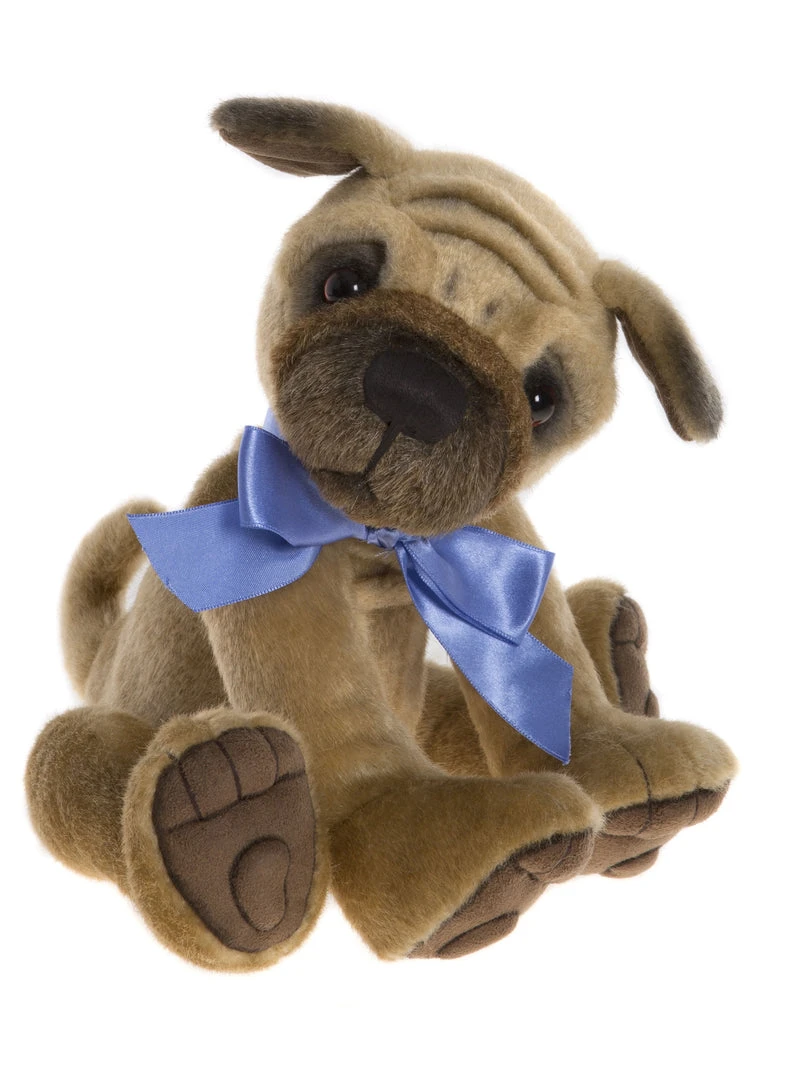 Charlie Bears New! Biscuit Pug Puppy Dog Stuffed Animal 3 Charlie Bears New! Biscuit Pug Puppy Dog Stuffed Animal