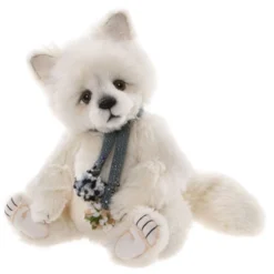 New! Charlie Bears Snow Shoe White Fox