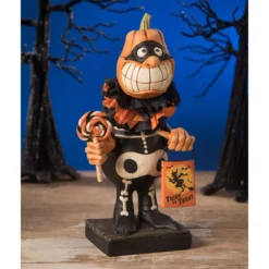 Bethany Lowe Trick Or Treat Pumpkin Head New!
