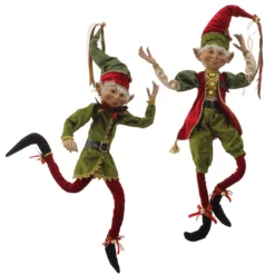 Raz Classic Christmas Elves New!