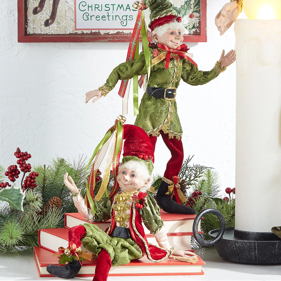 Raz New! Classic Christmas Elves, 16" 3 Raz New! Classic Christmas Elves, 16"