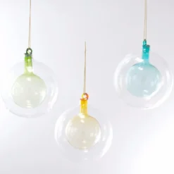Katherine's Collection Double Glass Sphere Ornaments
