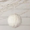 Bethany Lowe Encrusted Fur Snowball Ornament