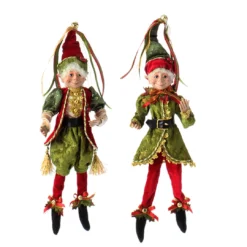 Raz New! Classic Christmas Elves, 16"