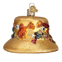 Old World Christmas Fisherman's Hat Ornament 9 Old World Christmas Fisherman's Hat Ornament