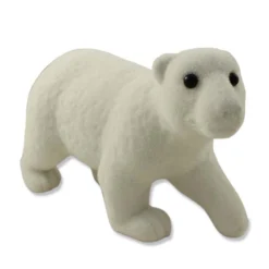 Bethany Lowe Flocked Polar Bear