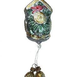 Nostalgie Christbaumschmuck Christmas Vintage Patina German Cuckoo Clock Ornament
