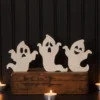 Bethany Lowe Ghoulish Ghost Silhouettes With White Glitter New! 2 Bethany Lowe Ghoulish Ghost Silhouettes With White Glitter New!