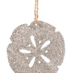 Midwest-CBK Glittered Sand Dollar Silhouette Ornament