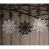 Bethany Lowe Glittered Spiderweb Ornaments
