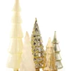 Cody Foster Gold & Cream Candy Glass Trees, Large