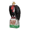 Old World Christmas Halloween Vulture On Tombstone Ornament 2 Old World Christmas Halloween Vulture On Tombstone Ornament