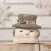 Bethany Lowe Happy Snowman Bucket, Platinum