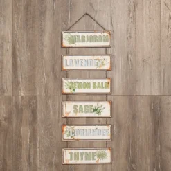 Ragon House New! Hanging Metal Herb Sign
