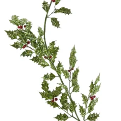 Katherine's Collection Holly Berry Glitter Garland