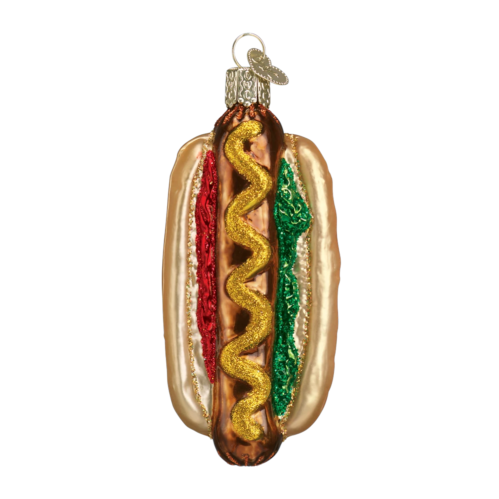 Old World Christmas Hot Dog Ornament 3 Old World Christmas Hot Dog Ornament