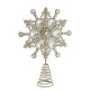 Kurt Adler Jeweled Snowflake Christmas Tree Topper