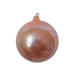Winward Jim Marvin Apricot Pearl Glass Ball Ornaments New!