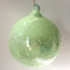 Winward New! Jim Marvin Light Green Beaded Art Glass Ornaments