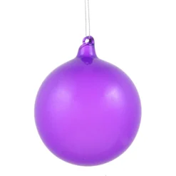 Winward New! Jim Marvin Dark Lavender Bubblegum Glass Ornaments