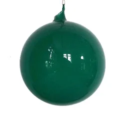 TheHolidayBarn.com Jim Marvin Emerald Green Bubblegum Glass Ornaments New!