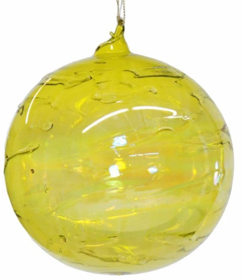 TheHolidayBarn.com Jim Marvin Iridescent Lime Green Art Glass Ball Ornaments 3 TheHolidayBarn.com Jim Marvin Iridescent Lime Green Art Glass Ball Ornaments