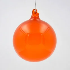 TheHolidayBarn.com Jim Marvin Persimmon Red Bubblegum Glass Ornaments New!