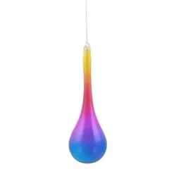 TheHolidayBarn.com Jim Marvin Rainbow Teardrop Ornaments, Set Of 2