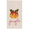 TheHolidayBarn.com Jingle Bells Flour Sack Kitchen Towel New!