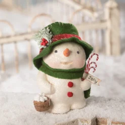 Bethany Lowe Jolly Tiny Tim Snowman